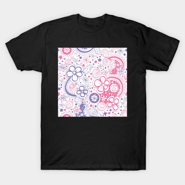 pattern of spirals T-Shirt by kavalenkava